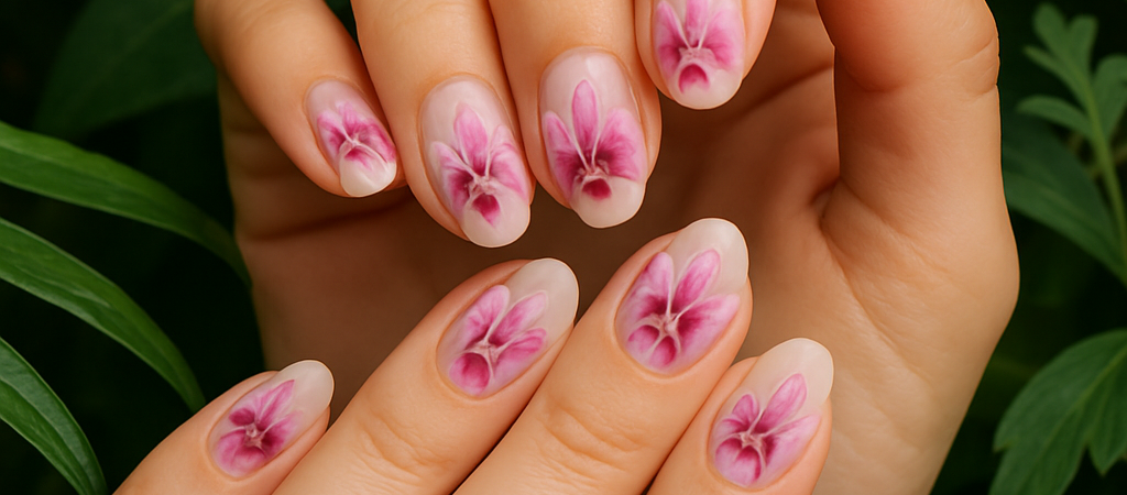 8 Stunning Floral Fingernail Designs